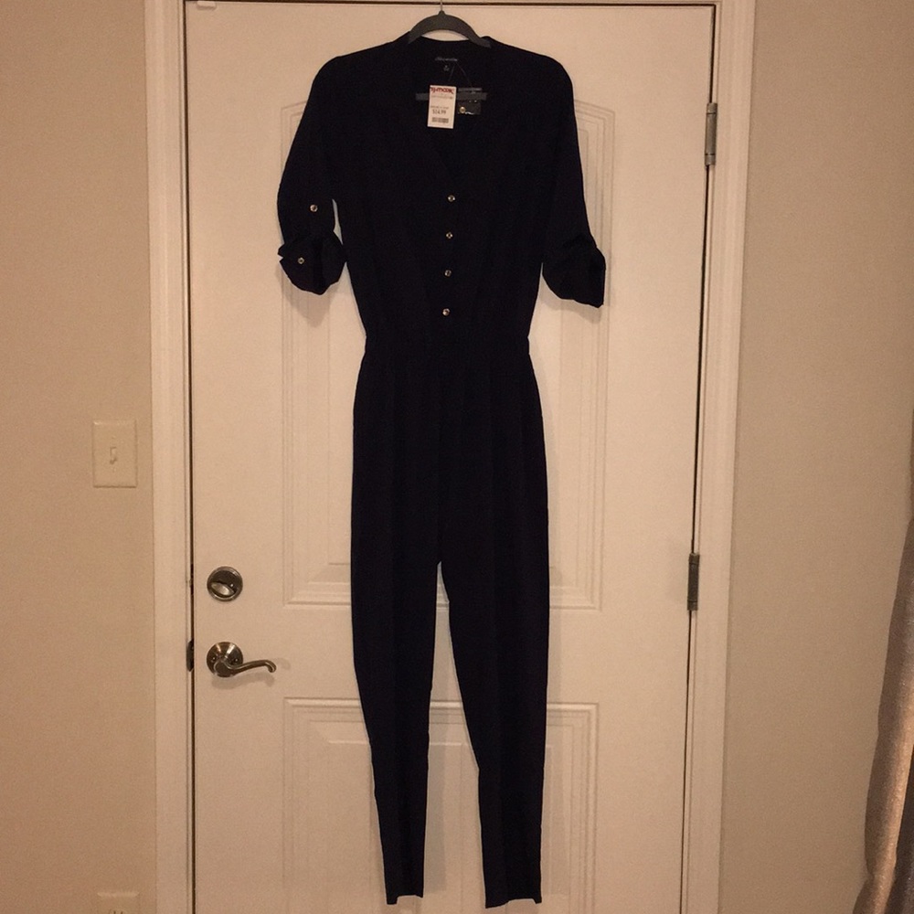 Navy Romper Jumper